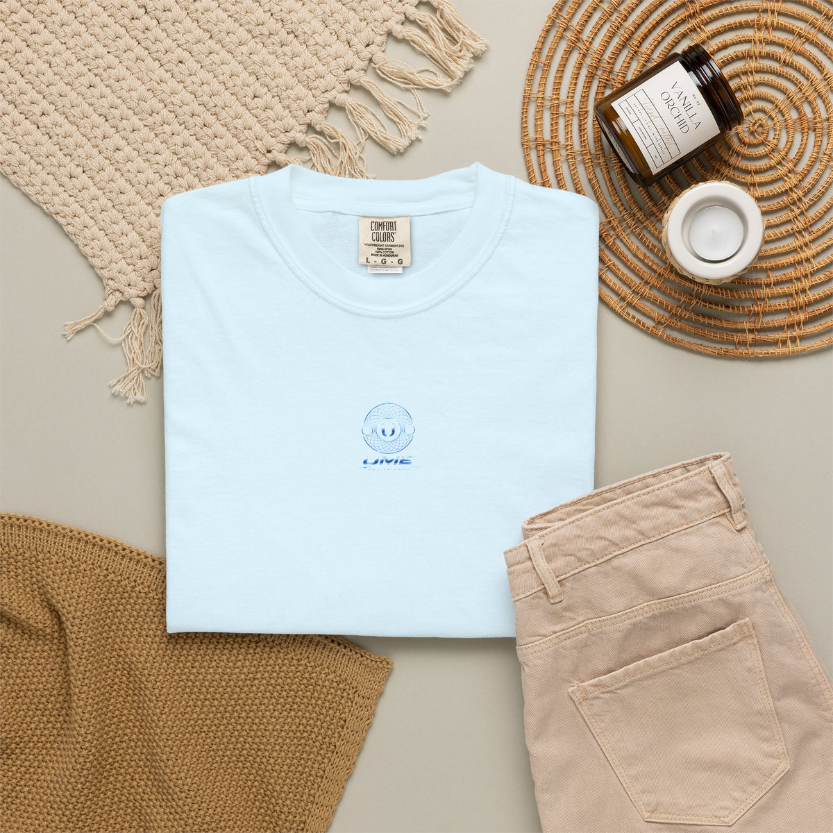 Garment-Dyed Heavyweight Tee — UME Activewear Logo