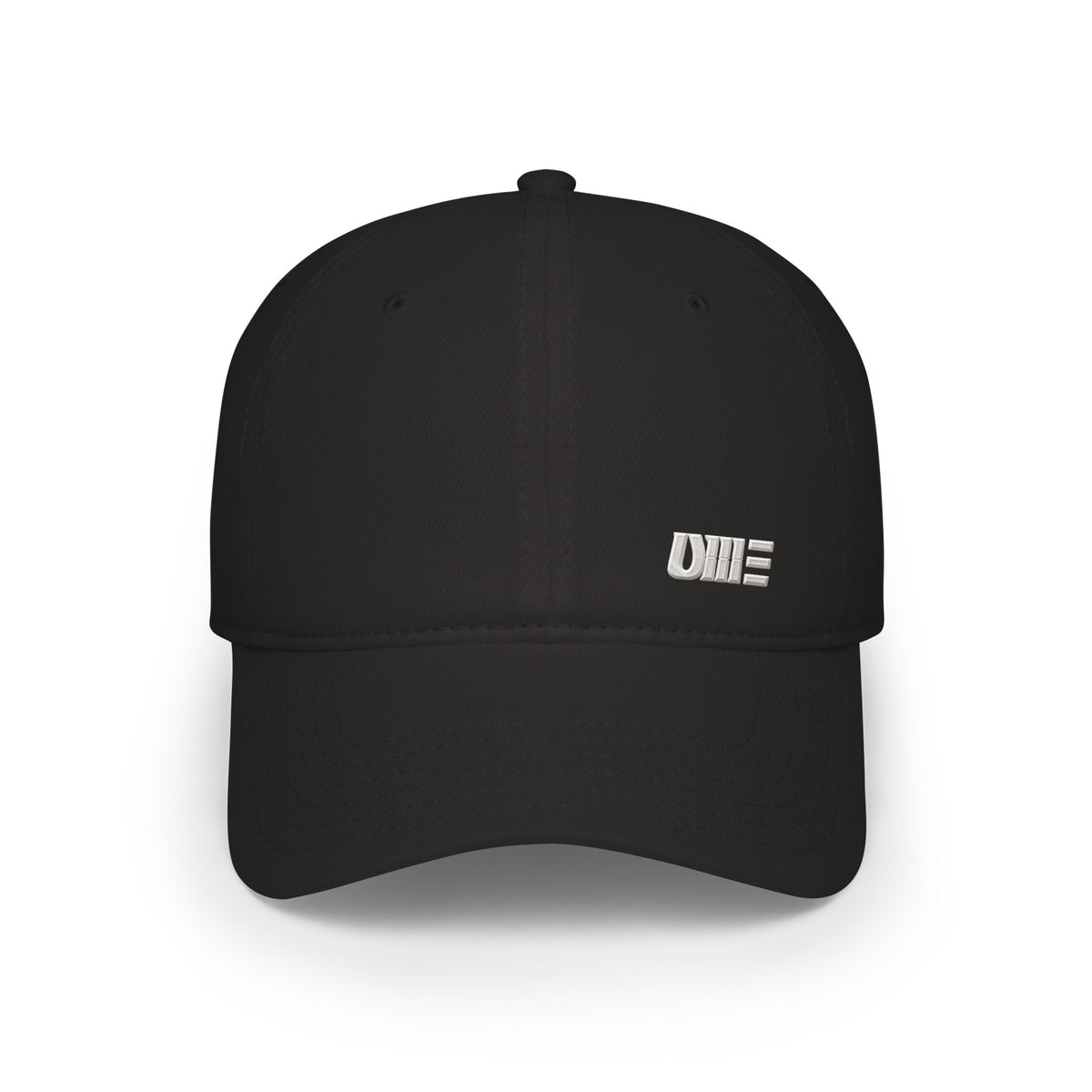 Low-Profile Cotton Baseball Cap — Multi-Color Embroidered Hat