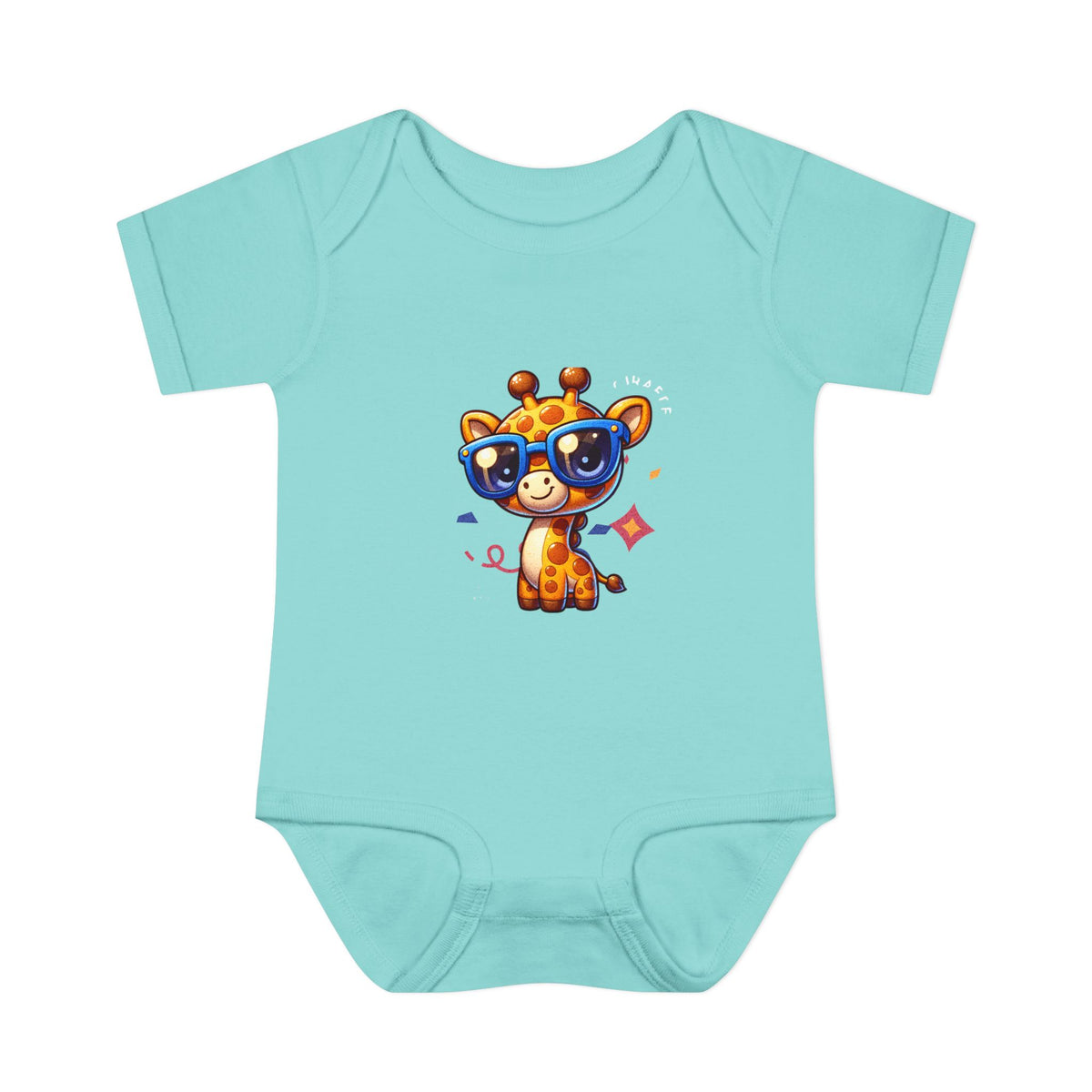 Giraffe Sunglasses Baby Bodysuit — Cute Infant Onesie