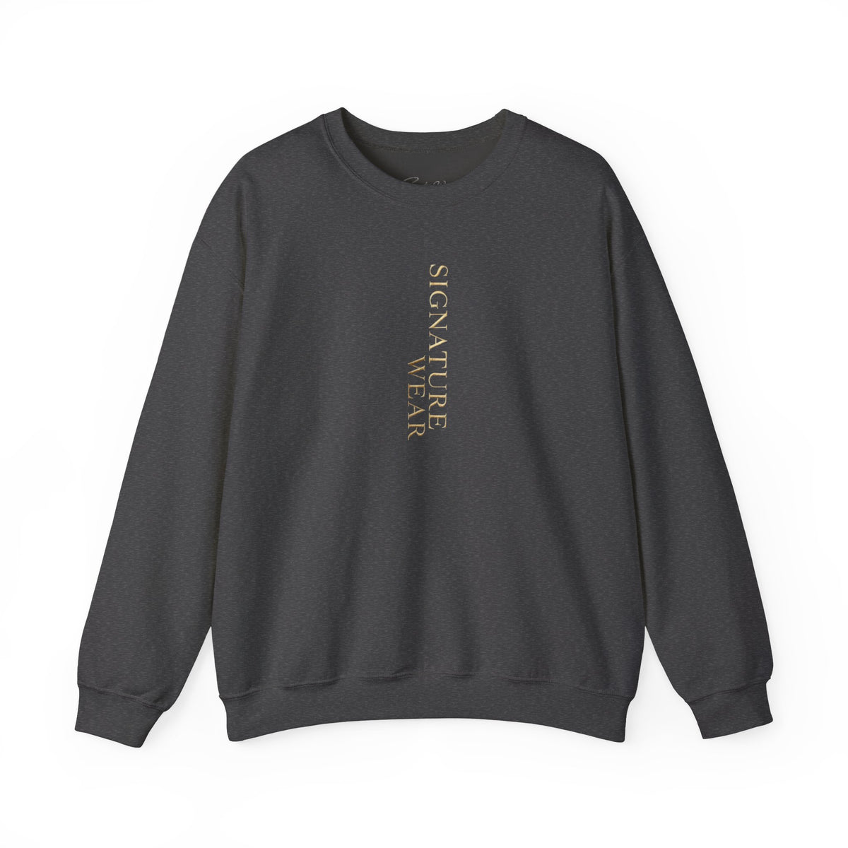 Signature Wear Minimalist Crewneck Sweatshirt — Black, Sand & More