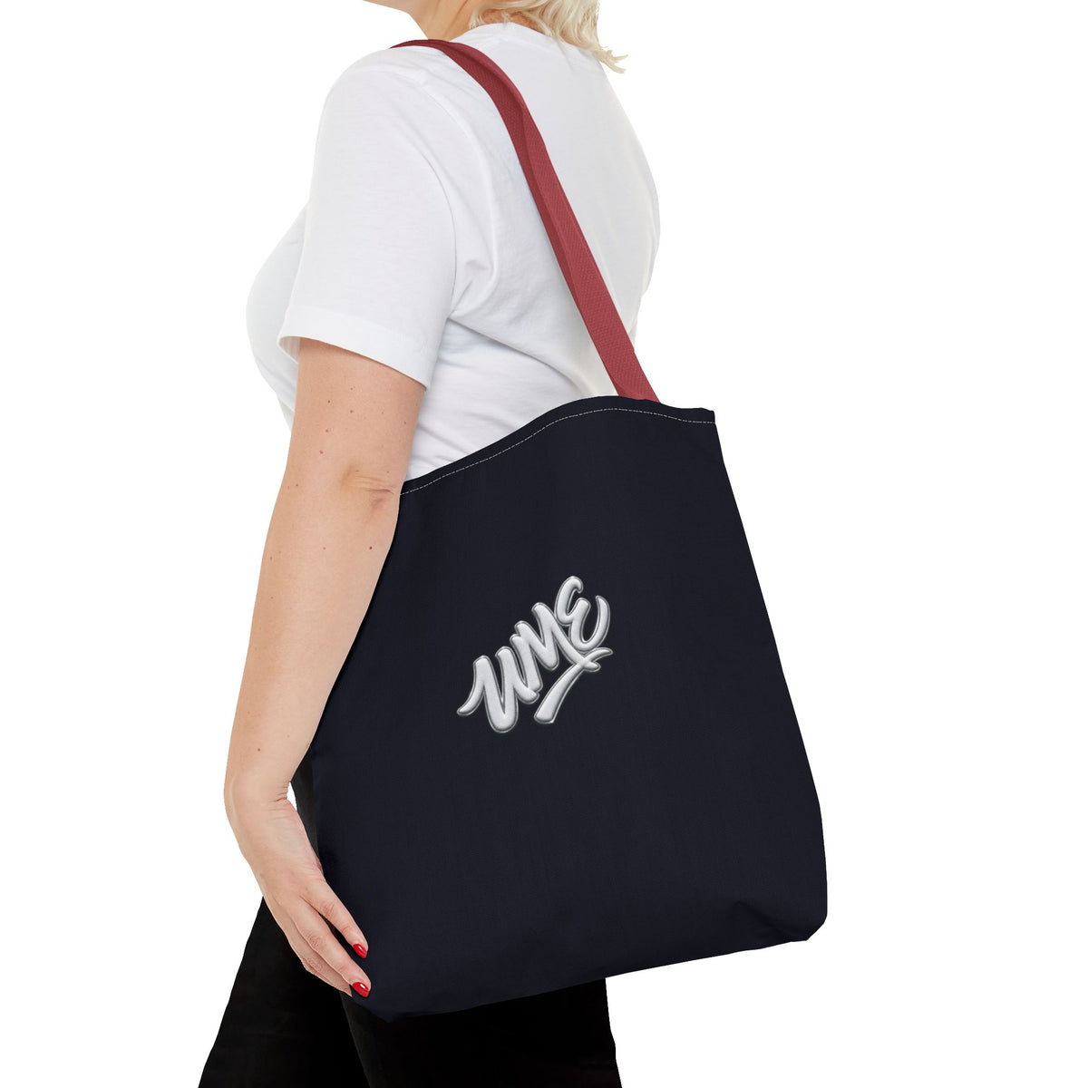 Tote Bag — UME White Logo Streetwear Carryall
