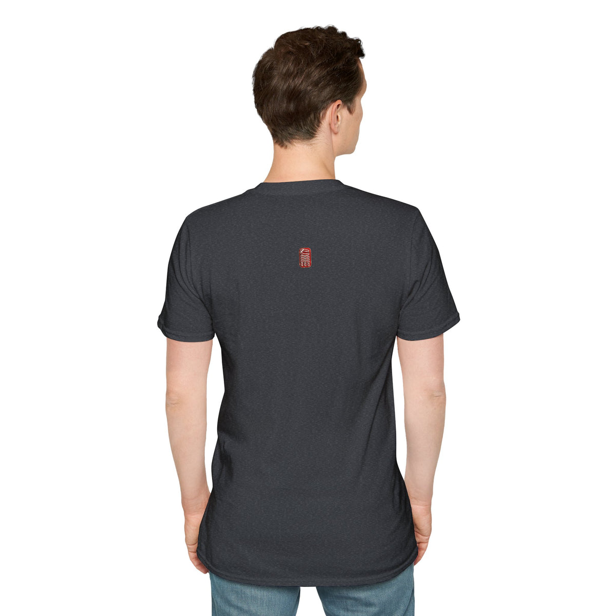Minimalist Tiny Logo T-Shirt — Navy, White & More Base Colors