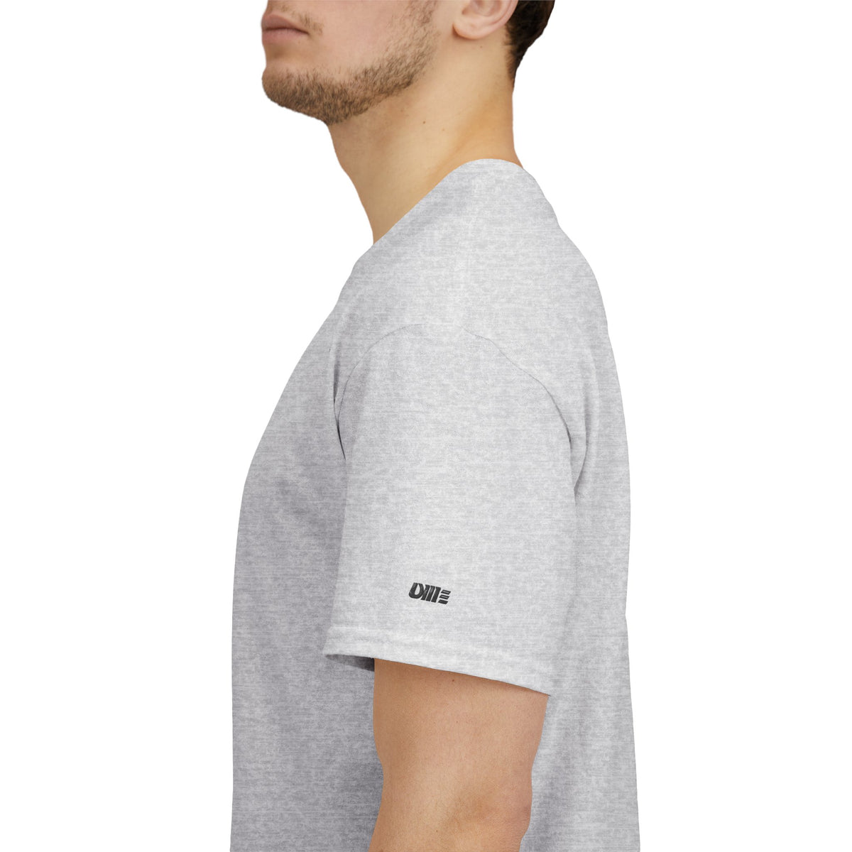 Minimalist Micro Logo Tee - White Cotton Casual Shirt
