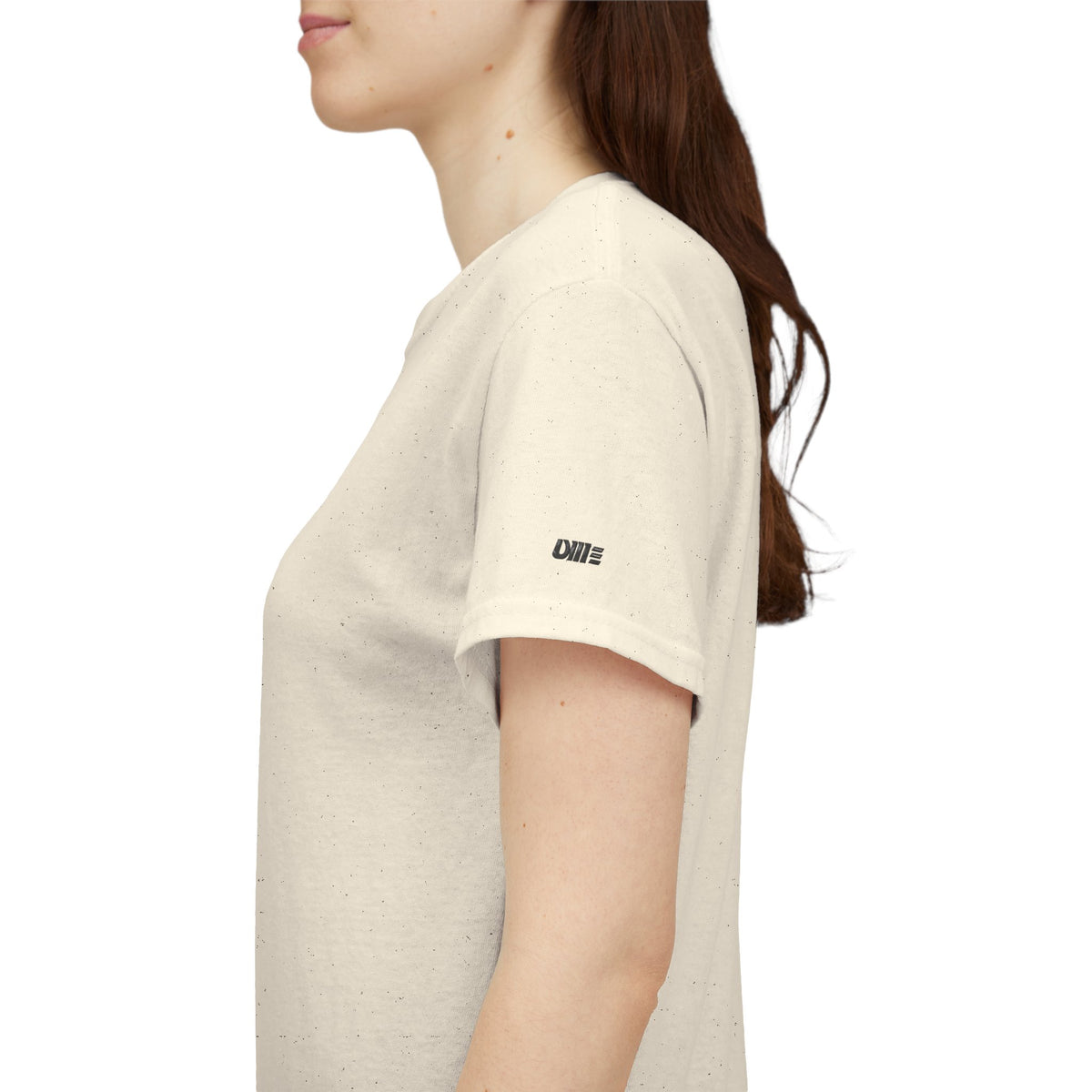 Minimalist Micro Logo Tee - White Cotton Casual Shirt