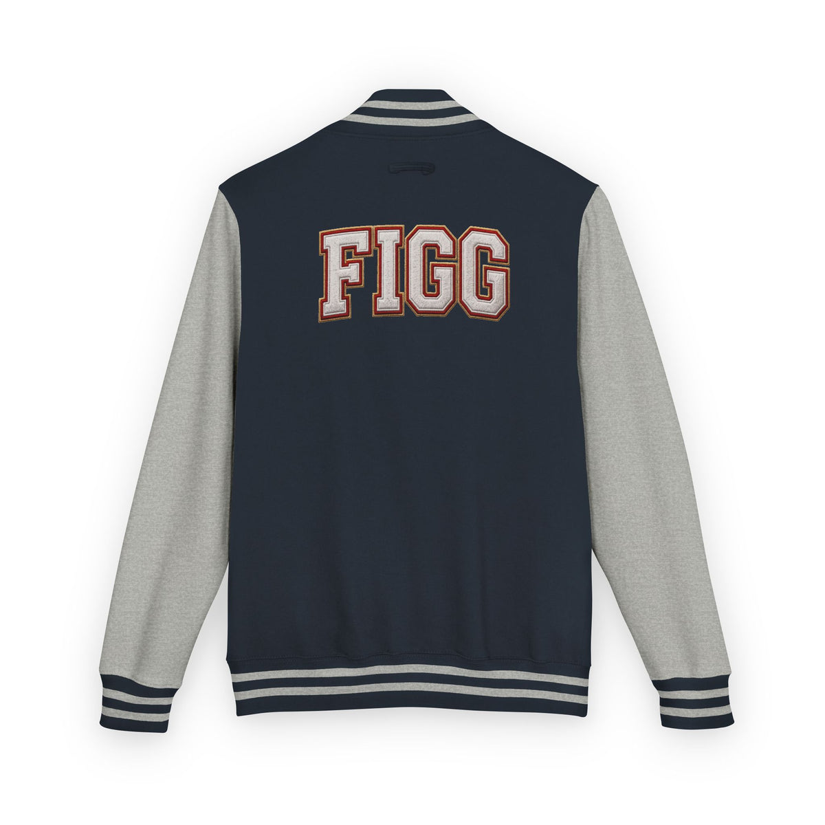 FIGG Letterman Jacket — Burgundy, Black, Navy & Bright Colors
