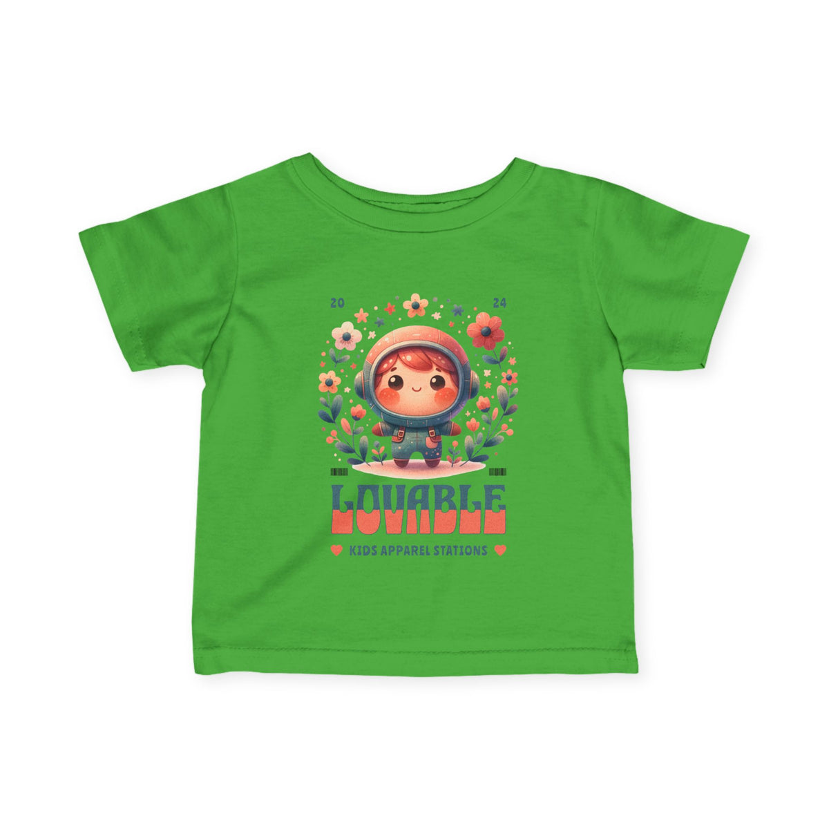 Lovable Astronaut Infant Tee — Cute Space Baby Graphic Baby Shirt