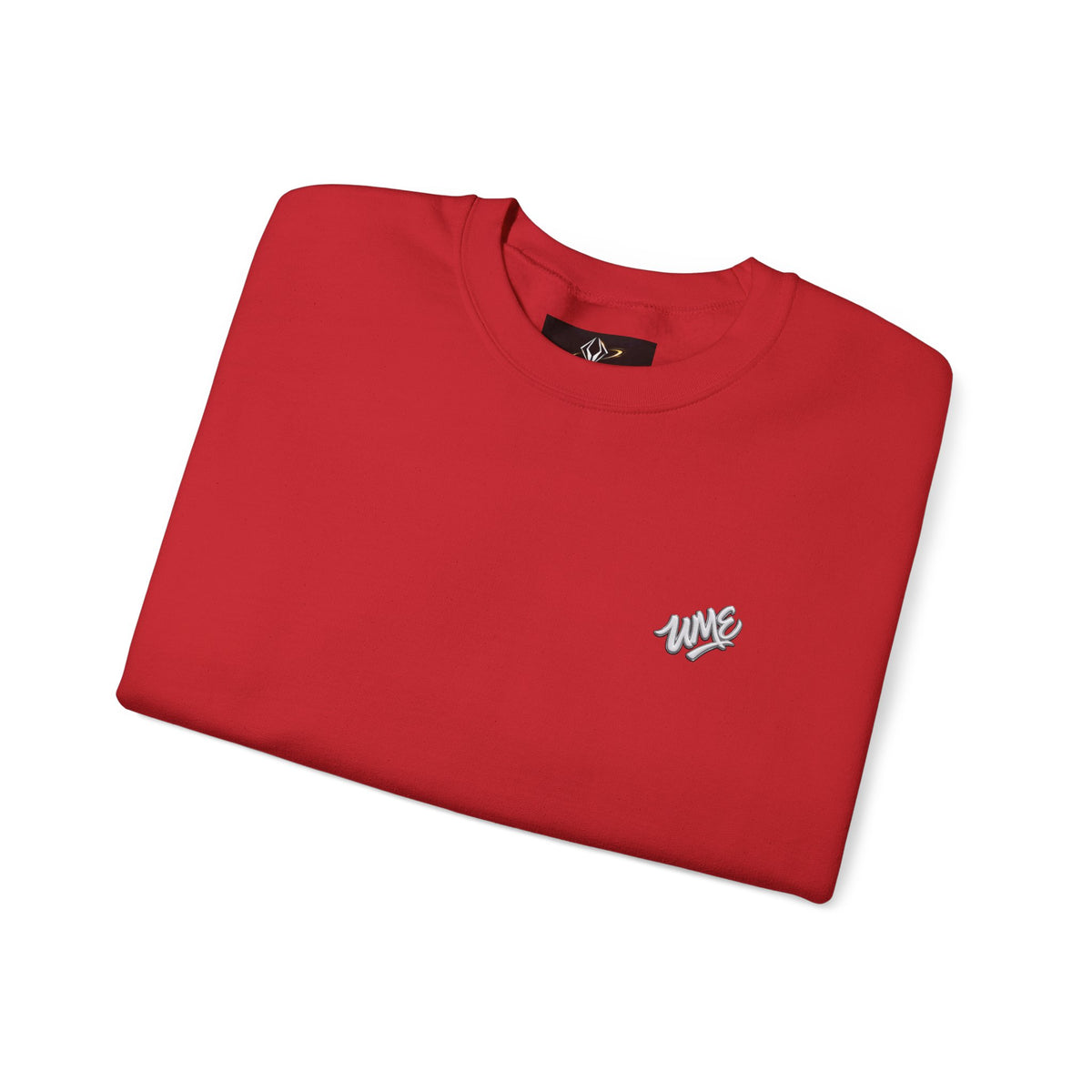 Crewneck Sweatshirt — UME White Logo All-Over Print
