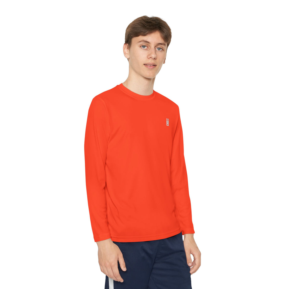 Youth Long-Sleeve Performance Tee — Multi-Color Athletic Top
