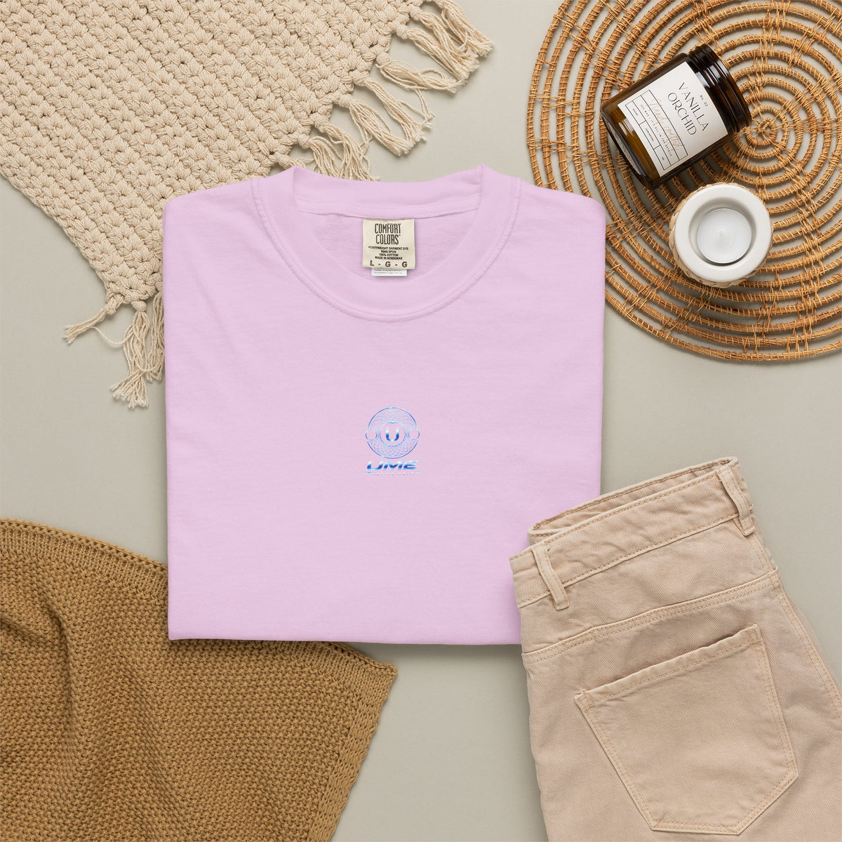 Garment-Dyed Heavyweight Tee — UME Activewear Logo