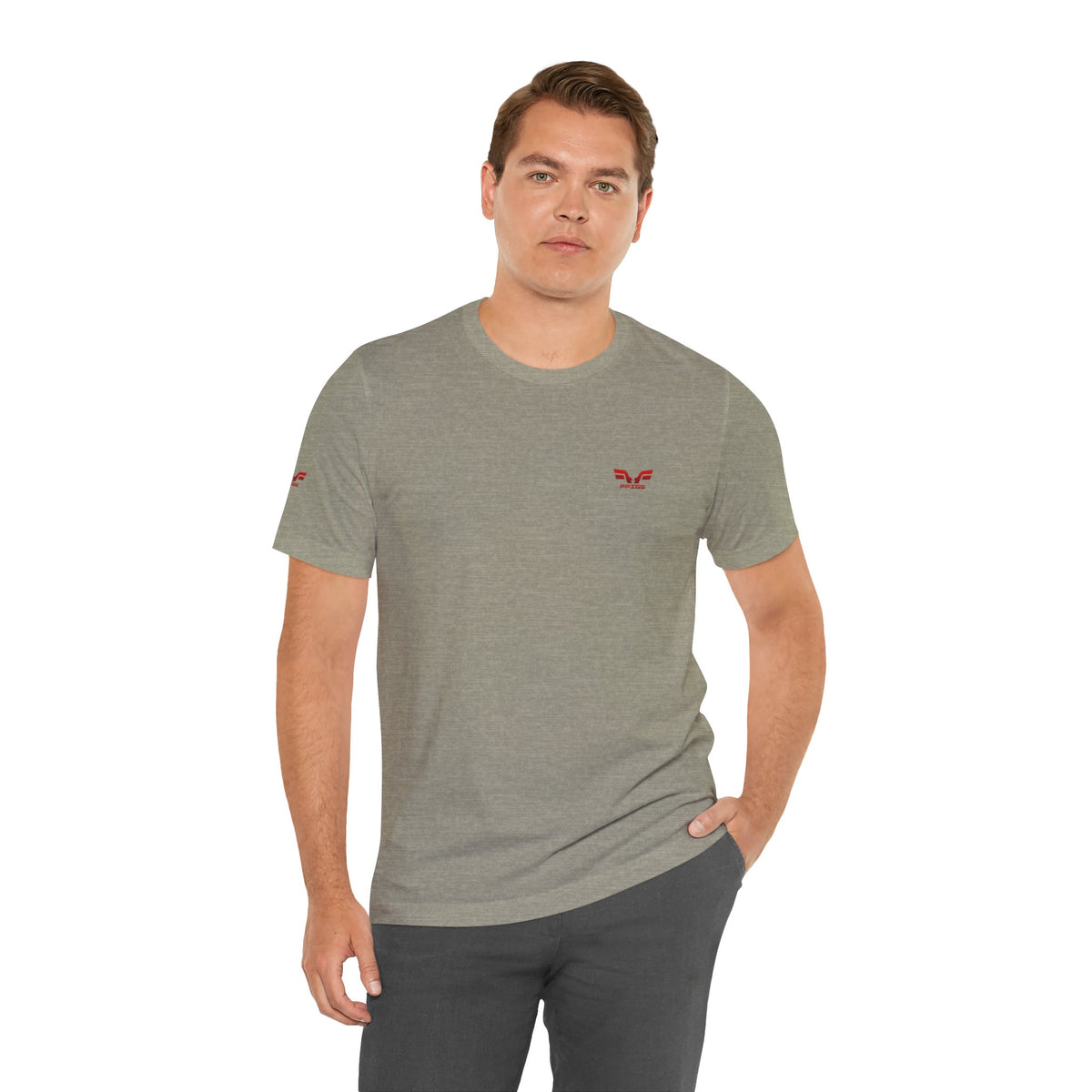 FFiGG Red Logo Graphic Tee — Black, White & More