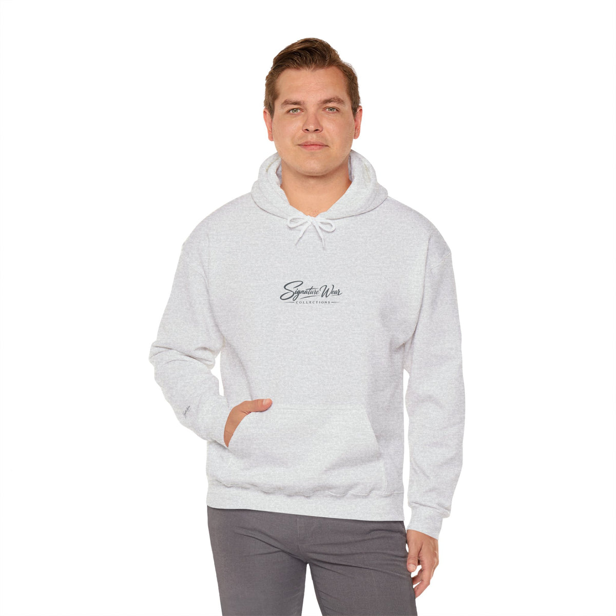 Shark Logo Hoodie — "Signature Wear" Graphic Pullover | White, Black & More