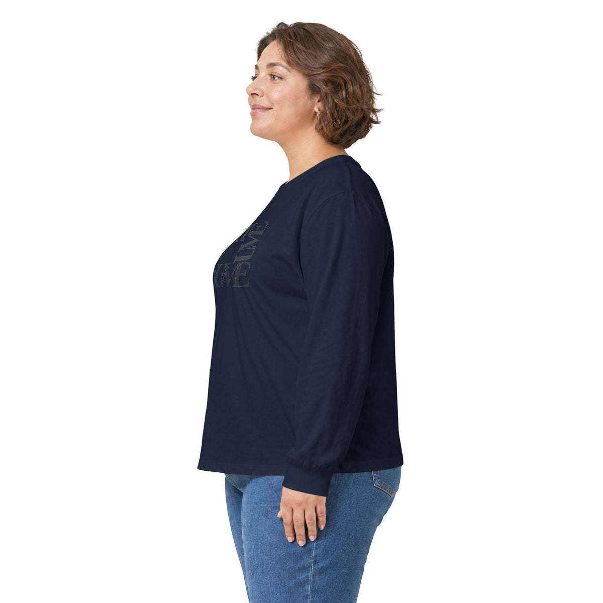 UME Typography Long Sleeve Tee — White, Black & More Colors