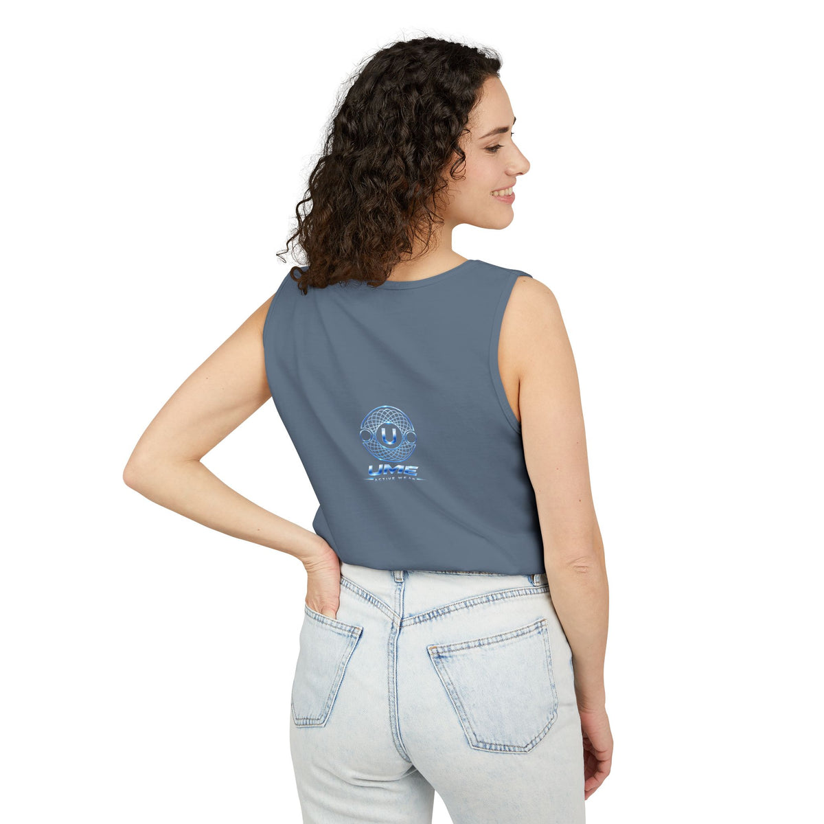 Garment-Dyed Tank Top — UME Activewear Logo