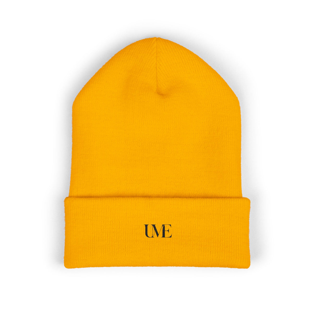 UME Embroidered Cuffed Beanie — White, Red & More Colors