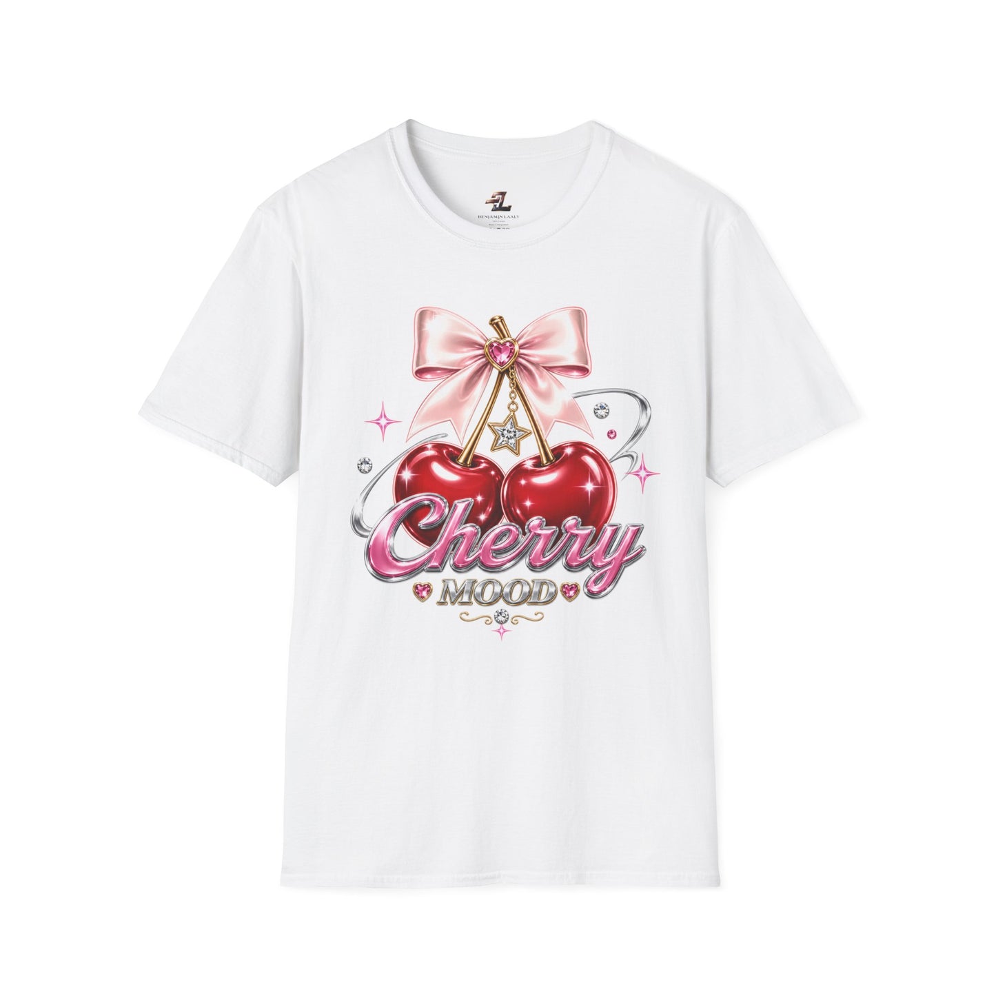 Cherry Bow T-Shirt — Sparkling Cherries Graphic Tee