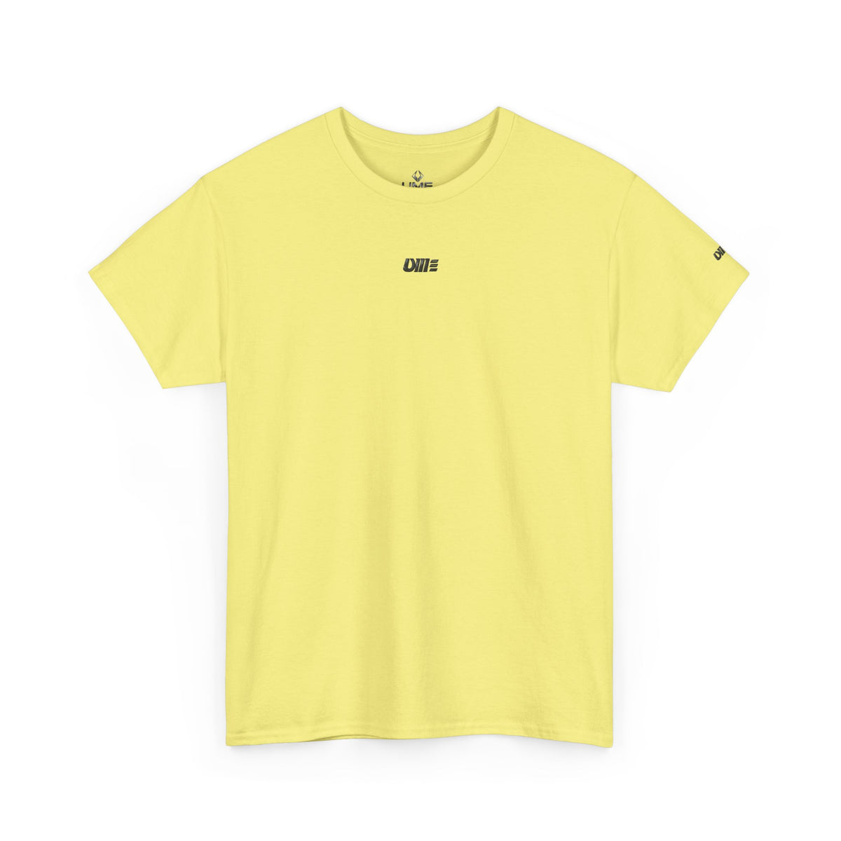 Minimalist Micro Logo Tee - White Cotton Casual Shirt
