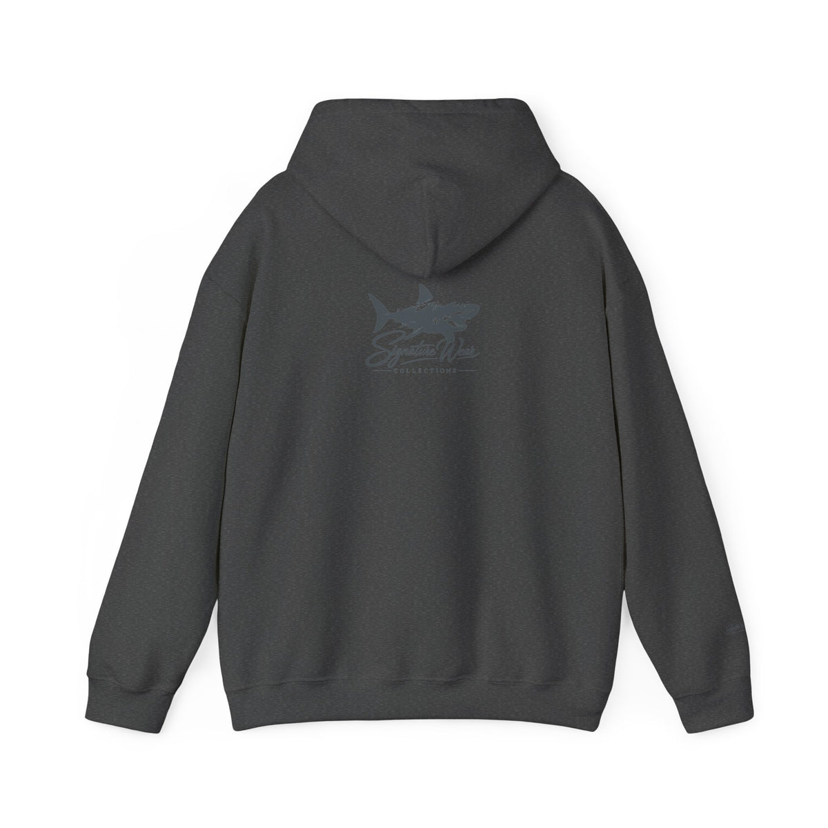 Shark Logo Hoodie — "Signature Wear" Graphic Pullover | White, Black & More