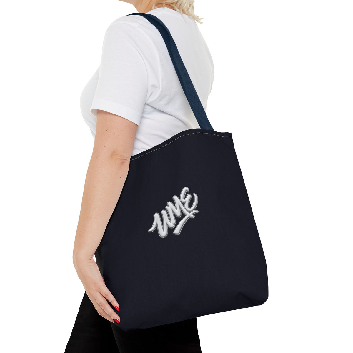 Tote Bag — UME White Logo Streetwear Carryall