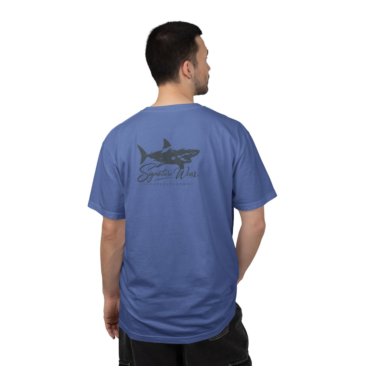 Signature Wave Shark Graphic T-Shirt — Coastal Surf Casual Tee | White, Black & More