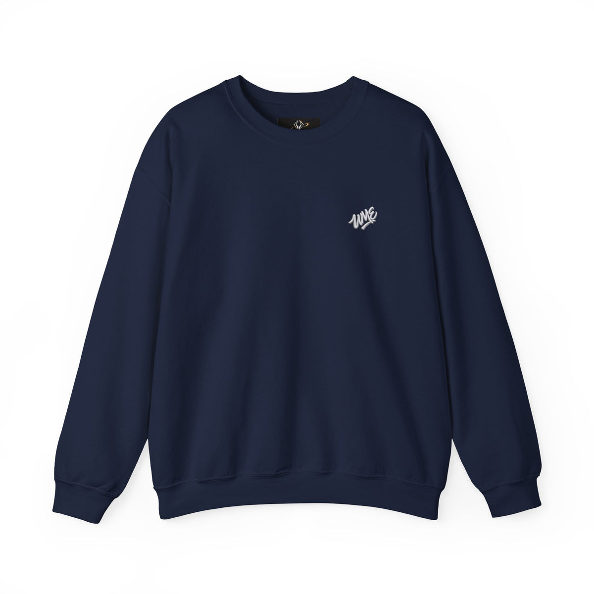 Crewneck Sweatshirt — UME White Logo All-Over Print