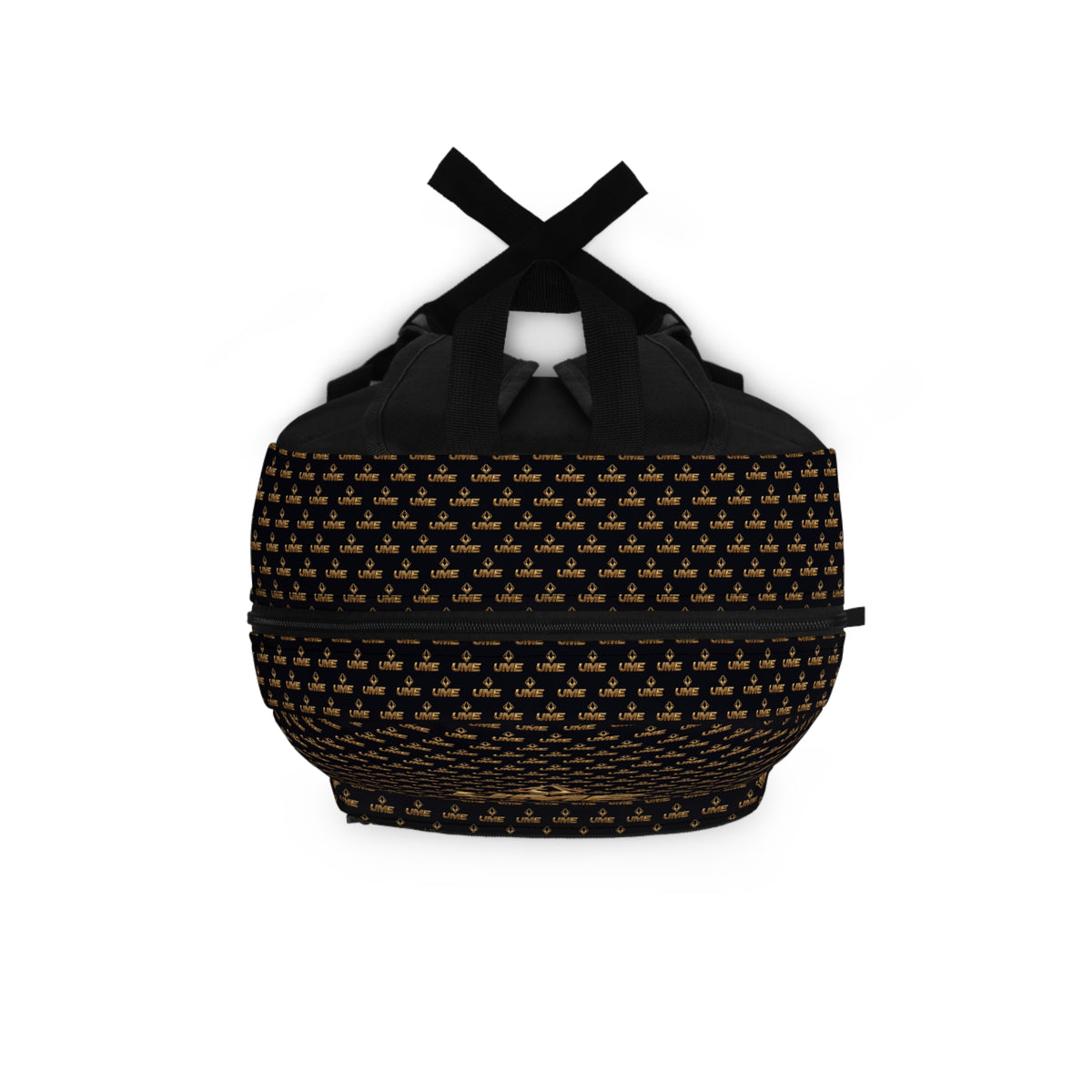 Copy of UME Monogram Backpack — White & Gold Luxe Patterned Daypack