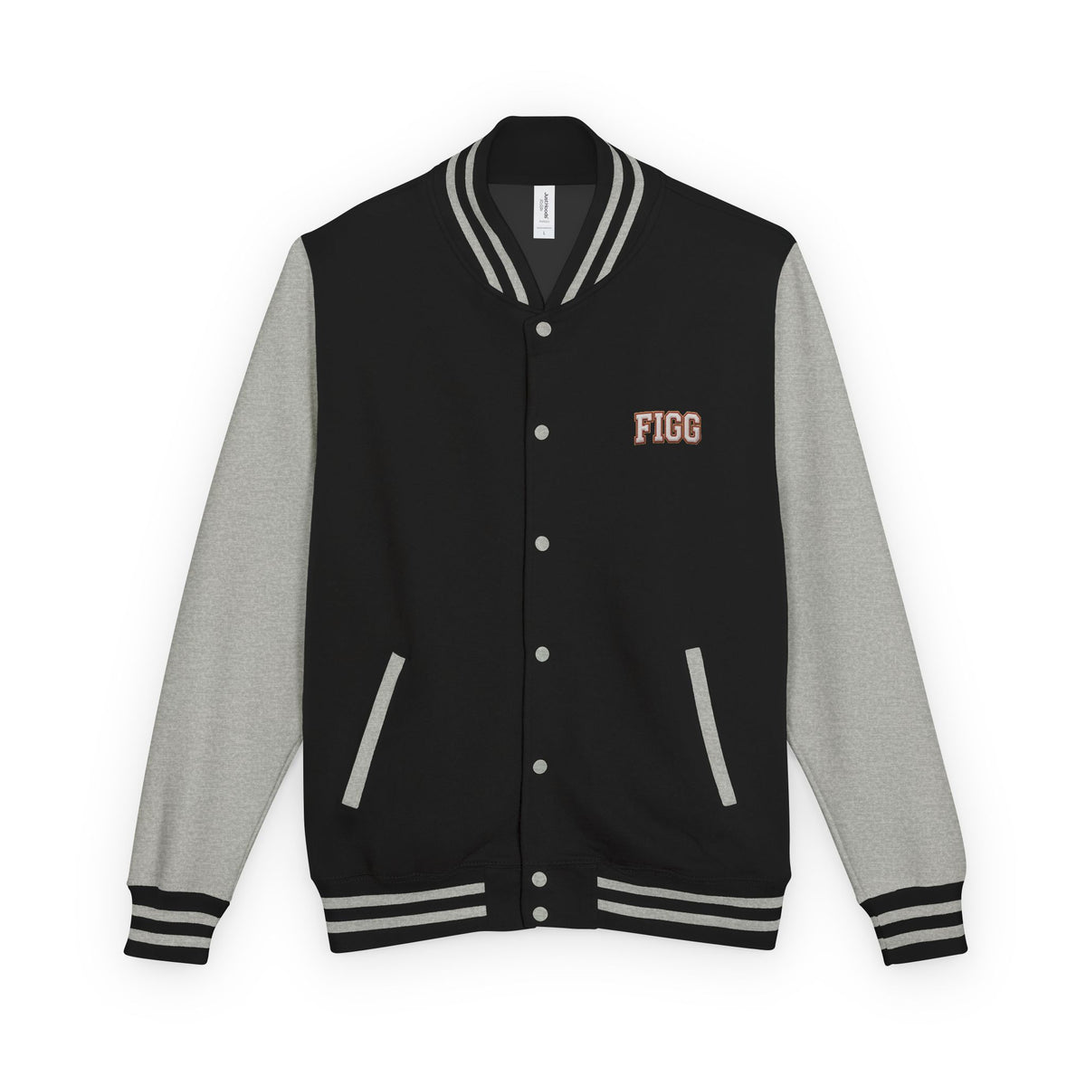 FIGG Letterman Jacket — Burgundy, Black, Navy & Bright Colors