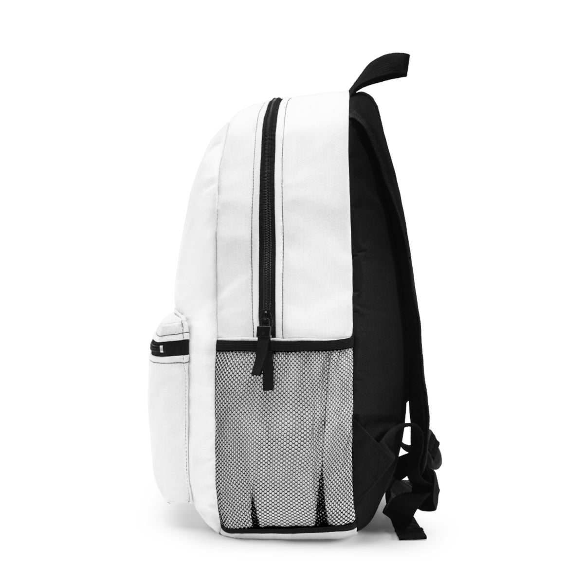White 'Ume' Script Backpack – Minimal Urban Daypack