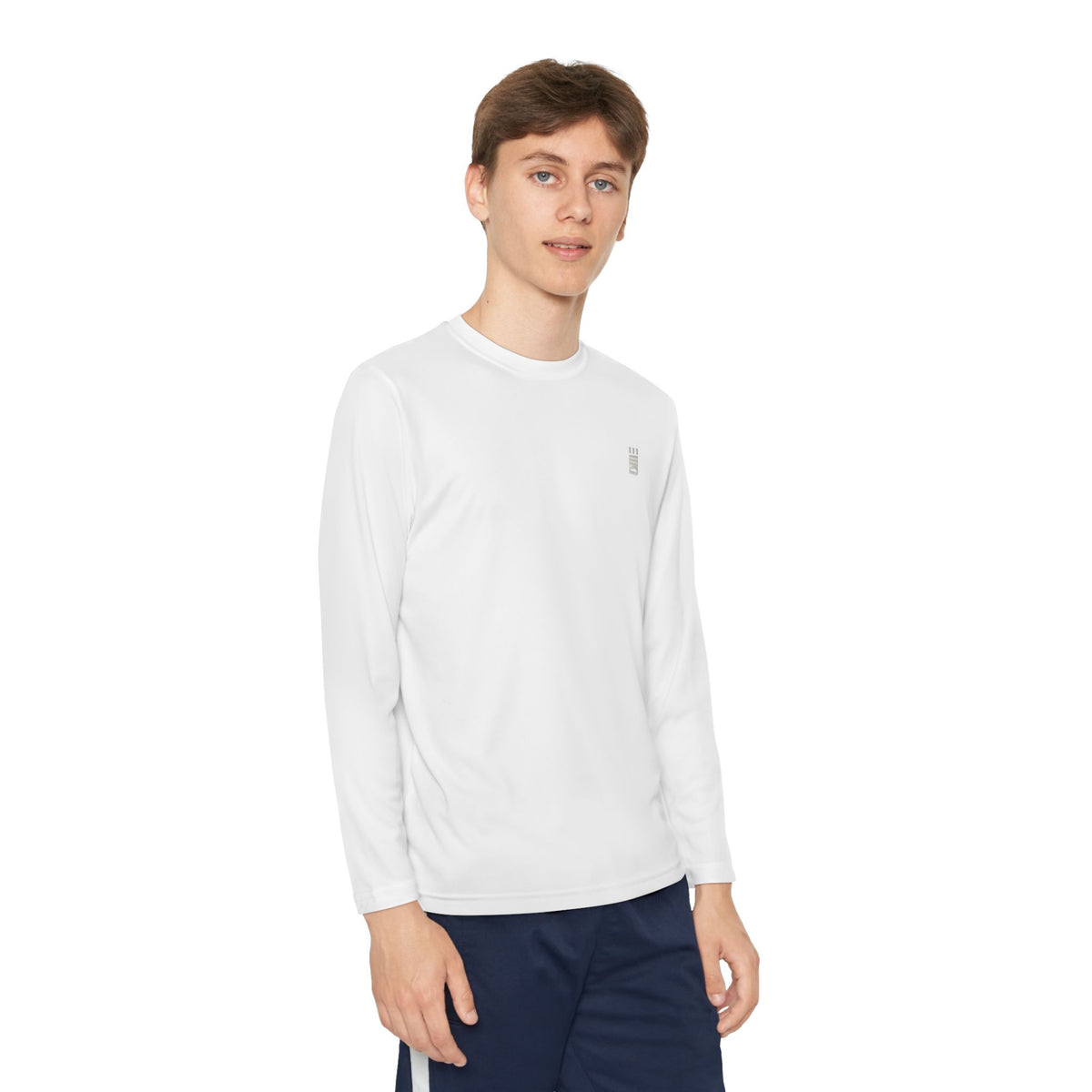 Youth Long-Sleeve Performance Tee — Multi-Color Athletic Top