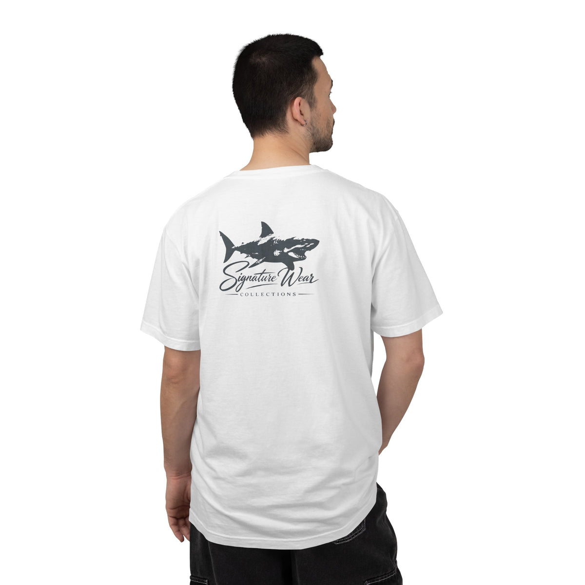 Signature Wave Shark Graphic T-Shirt — Coastal Surf Casual Tee | White, Black & More
