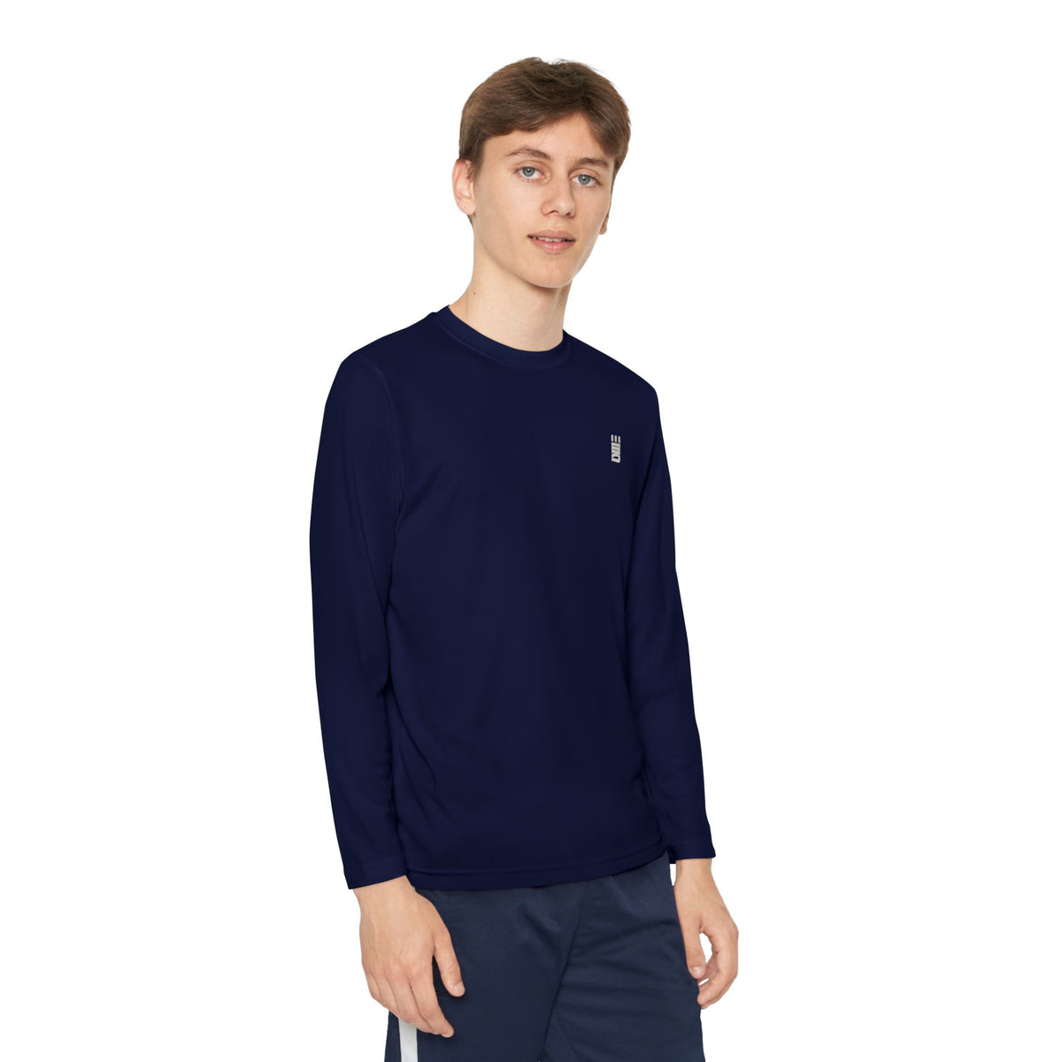 Youth Long-Sleeve Performance Tee — Multi-Color Athletic Top