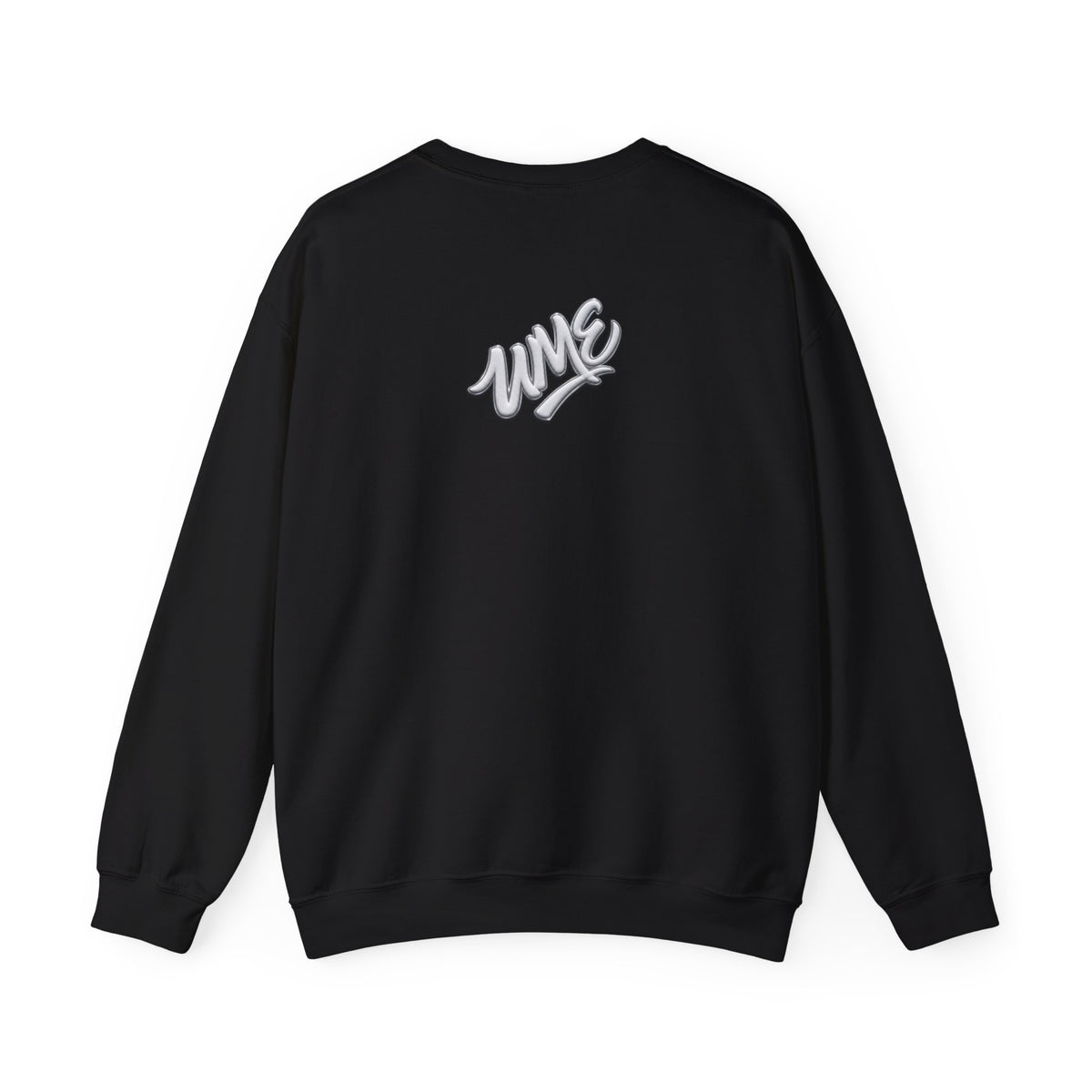 Crewneck Sweatshirt — UME White Logo All-Over Print