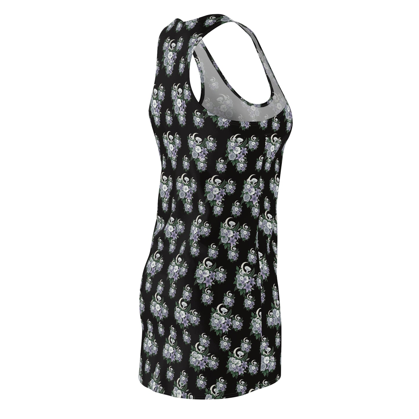 Floral Lavender Bunch Racerback Dress