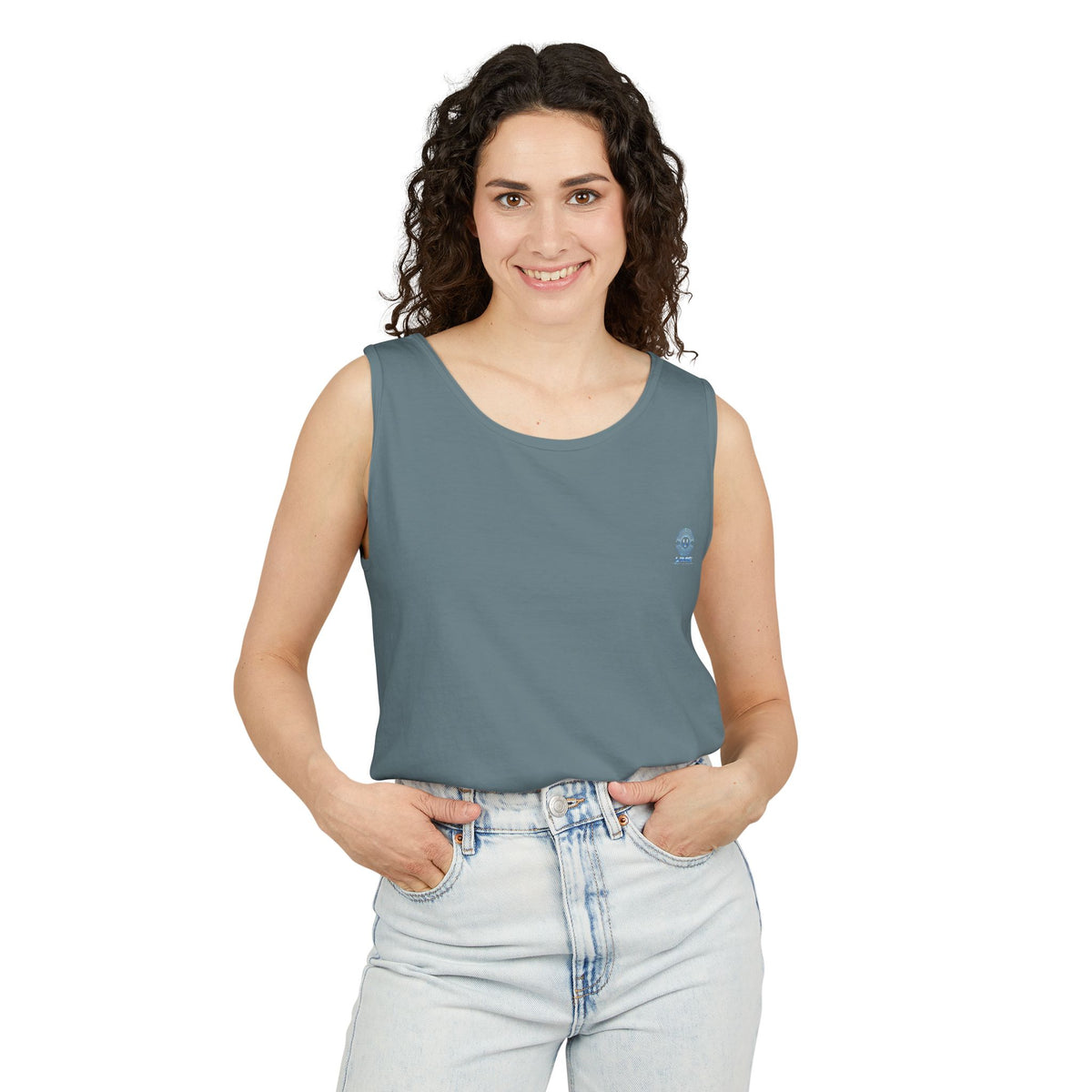 Garment-Dyed Tank Top — UME Activewear Logo