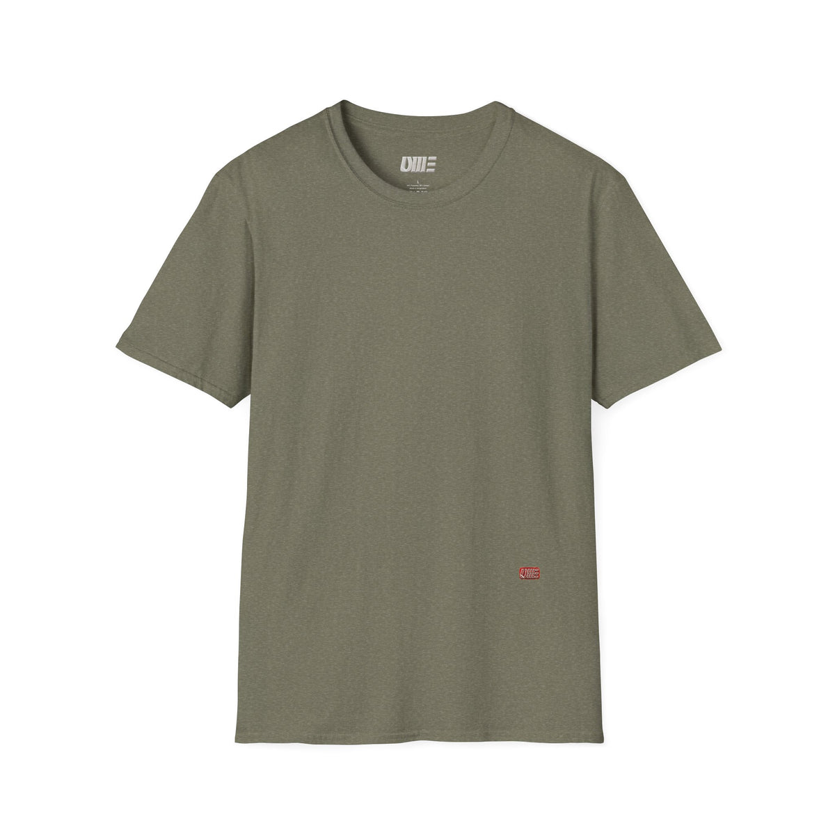 Minimalist Tiny Logo T-Shirt — Navy, White & More Base Colors