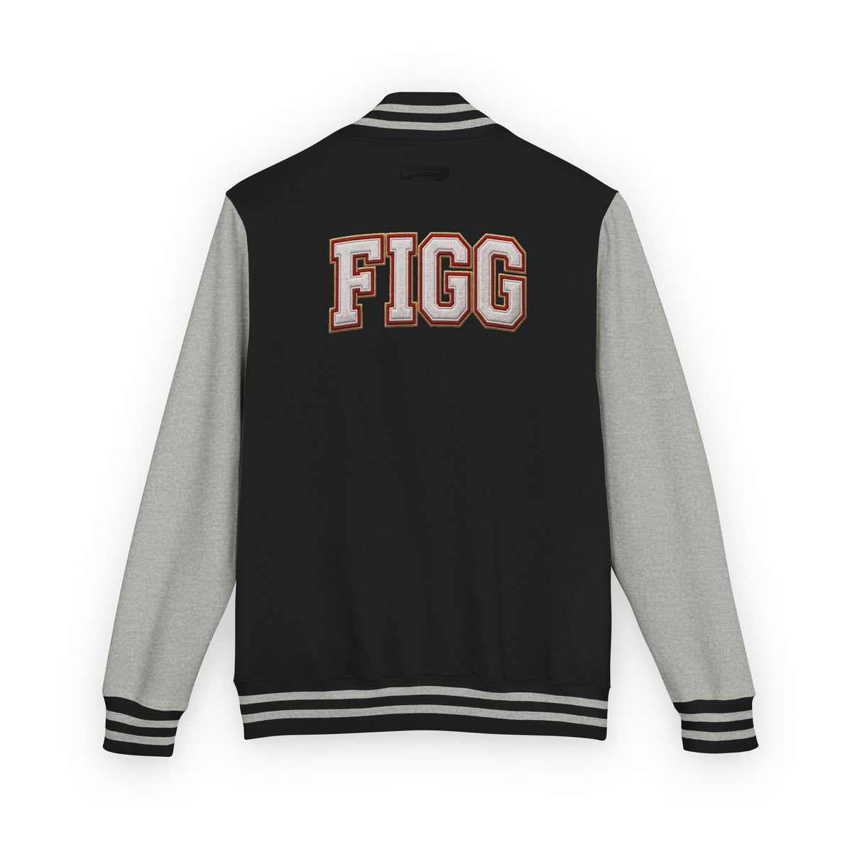 FIGG Letterman Jacket — Burgundy, Black, Navy & Bright Colors