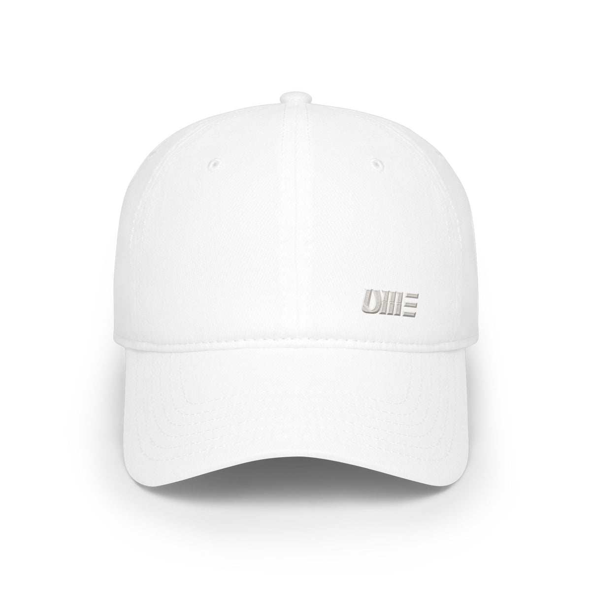 Low-Profile Cotton Baseball Cap — Multi-Color Embroidered Hat