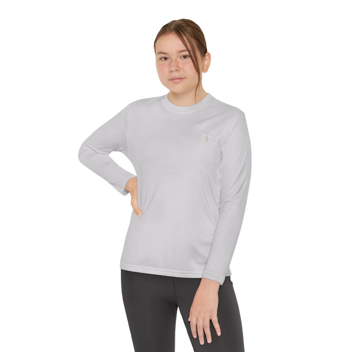 Youth Long-Sleeve Performance Tee — Multi-Color Athletic Top