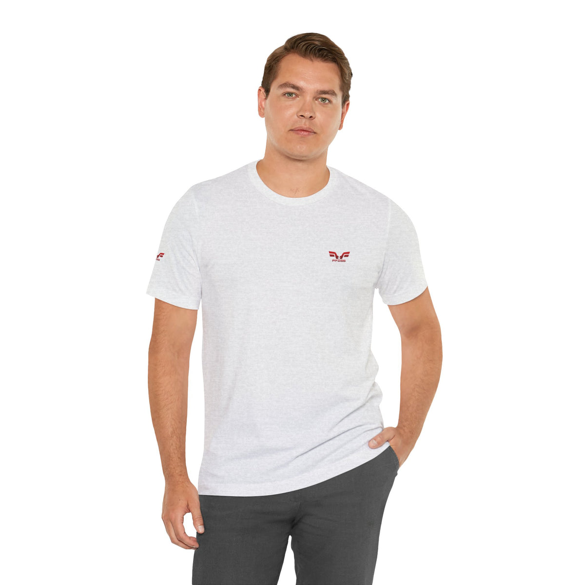 FFiGG Red Logo Graphic Tee — Black, White & More