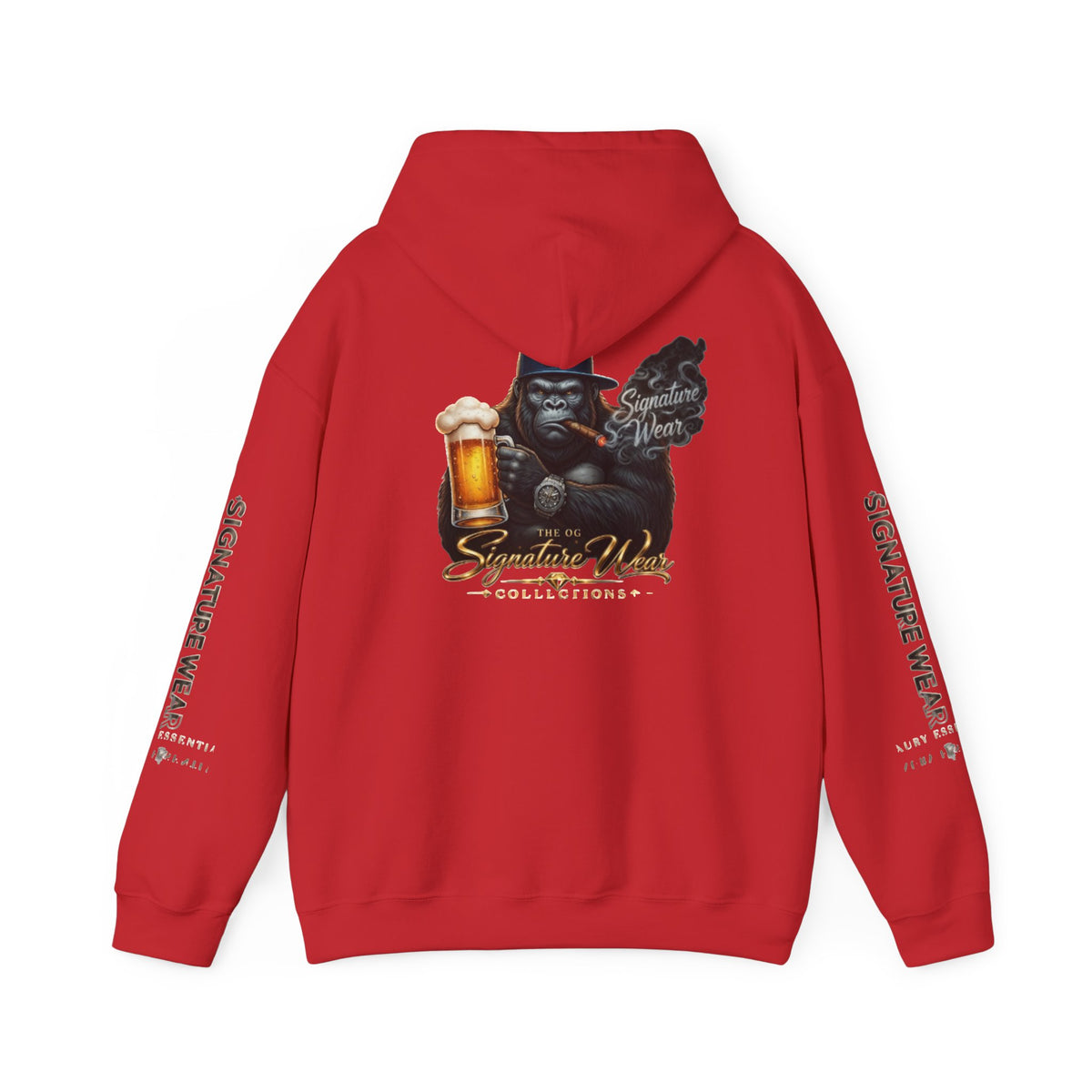 Signature Wear Gorilla Graphic Hoodie — Black, White, Sand & More