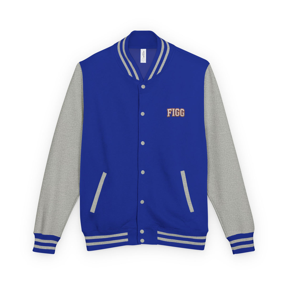 FIGG Letterman Jacket — Burgundy, Black, Navy & Bright Colors