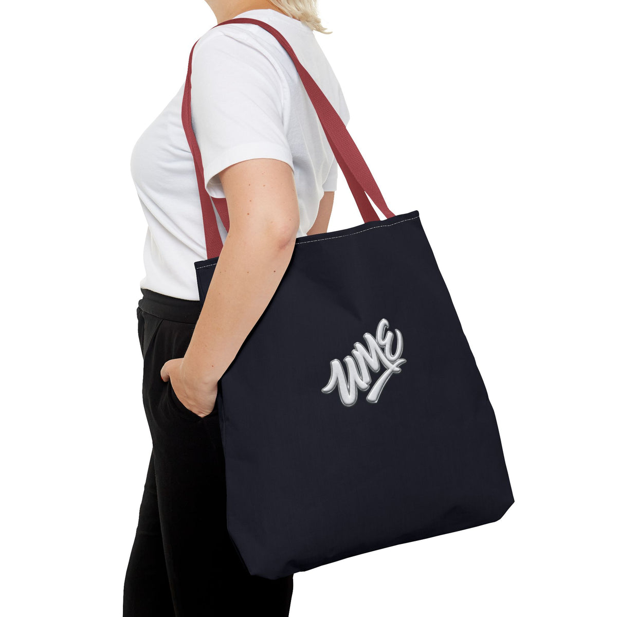 Tote Bag — UME White Logo Streetwear Carryall