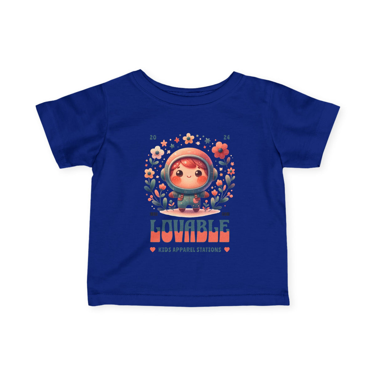 Lovable Astronaut Infant Tee — Cute Space Baby Graphic Baby Shirt
