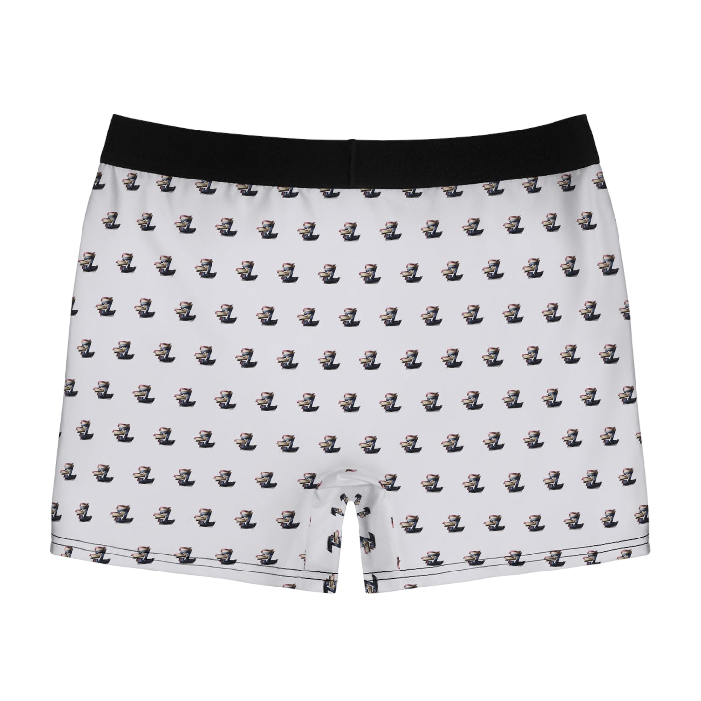 Men's Boxer Briefs — Vintage Top Hat Pattern All-Over Print