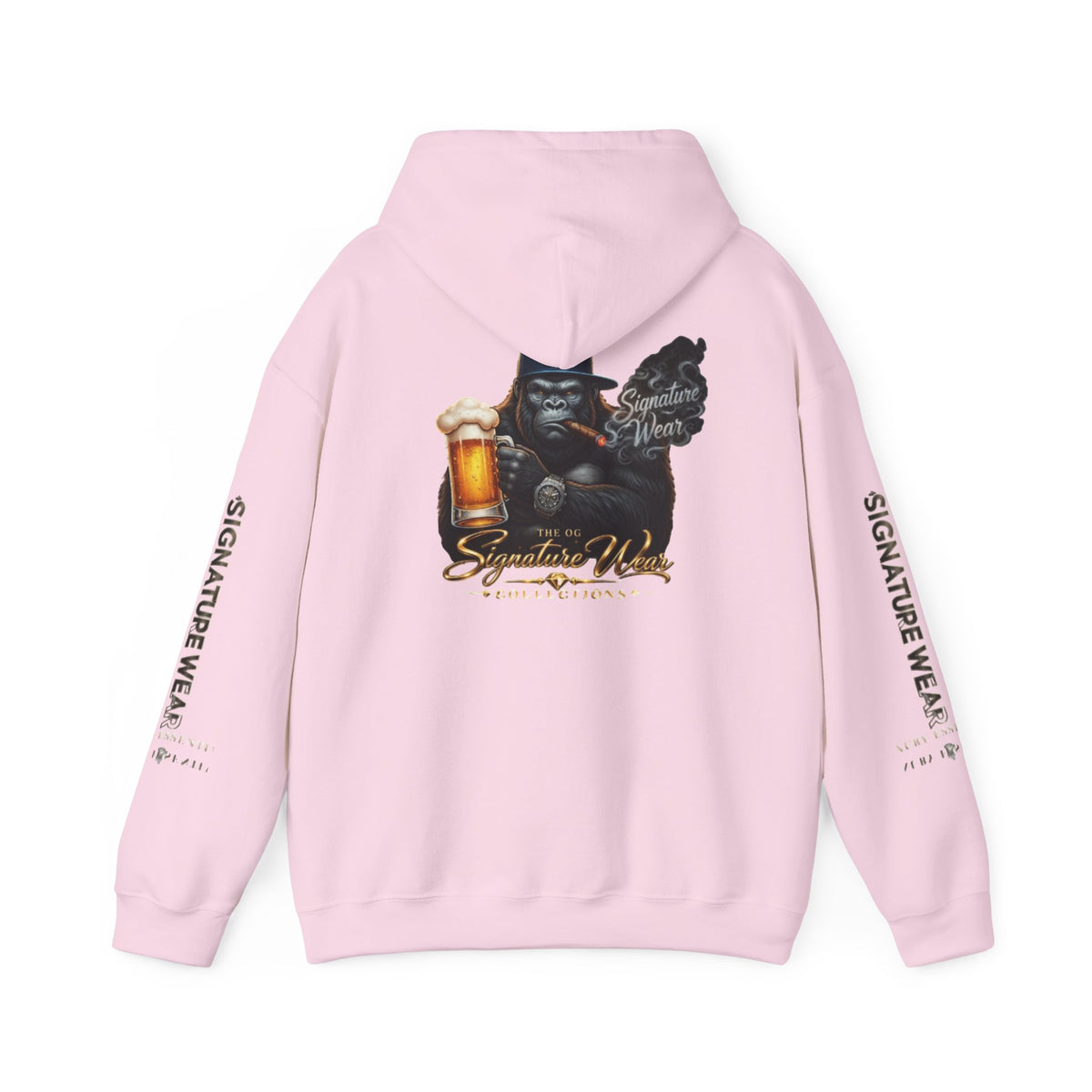 Signature Wear Gorilla Graphic Hoodie — Black, White, Sand & More