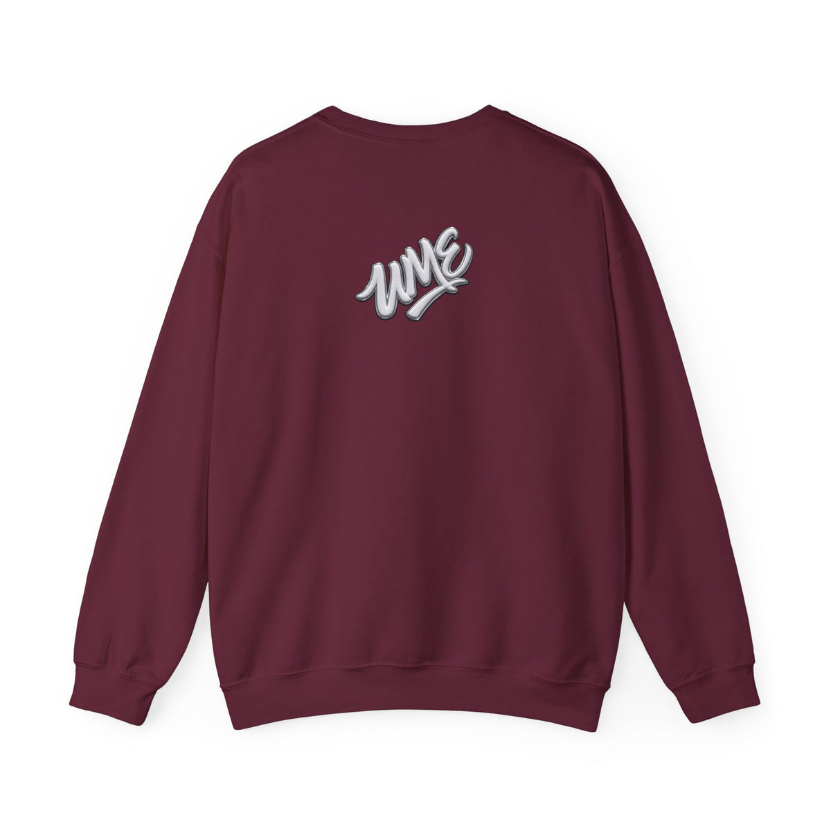 Crewneck Sweatshirt — UME White Logo All-Over Print