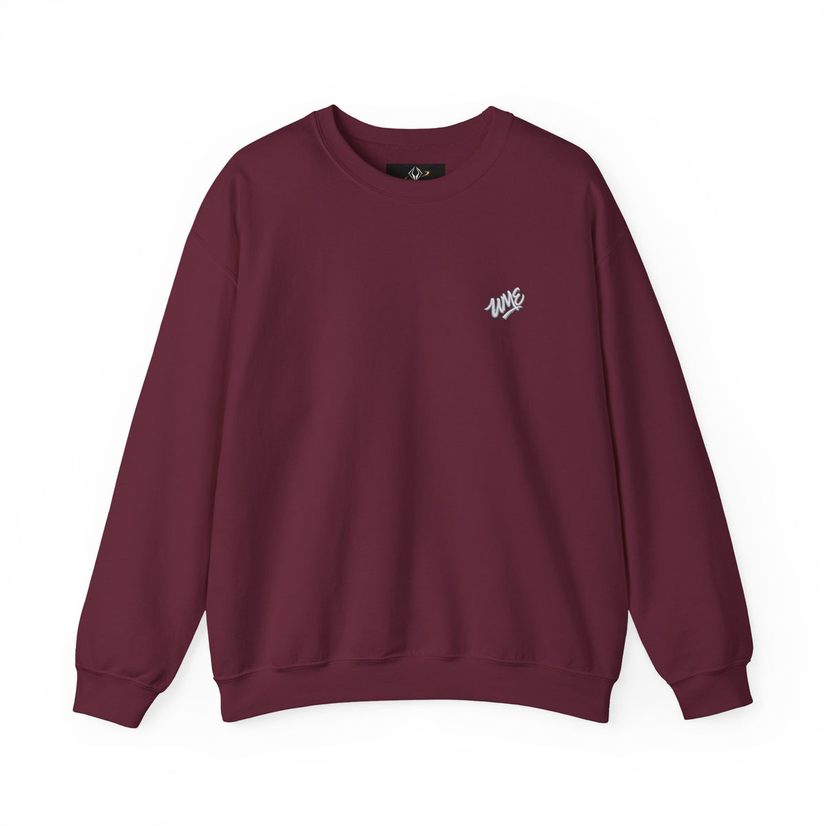 Crewneck Sweatshirt — UME White Logo All-Over Print