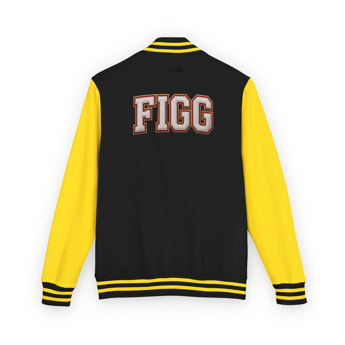 FIGG Letterman Jacket — Burgundy, Black, Navy & Bright Colors