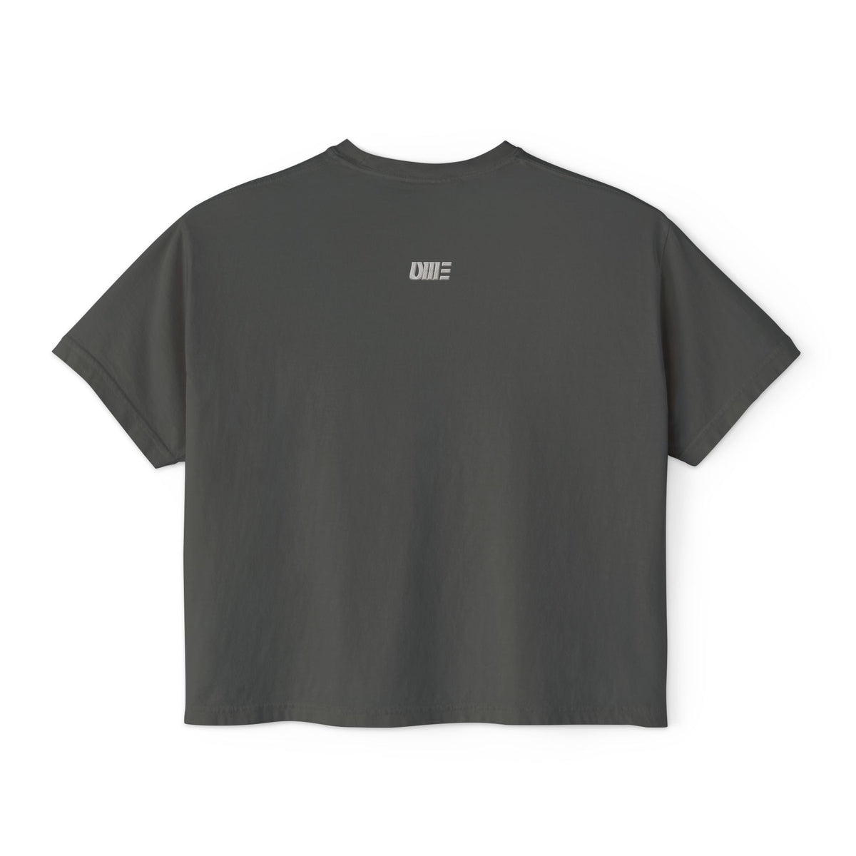 Women’s Cropped Boxy T-Shirt — Multi-Color Minimal Graphic