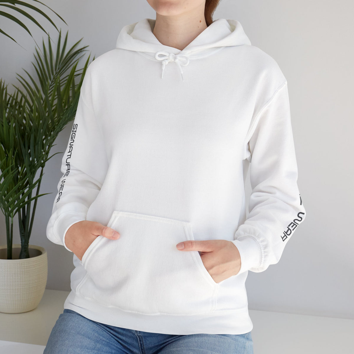 Signature Wear Graphic Hoodie — White, Black, Sand & More