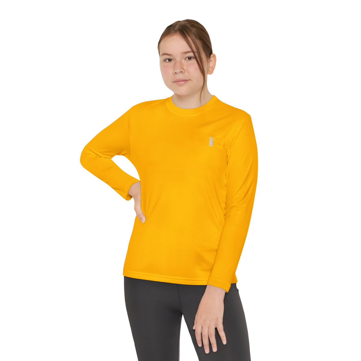 Youth Long-Sleeve Performance Tee — Multi-Color Athletic Top